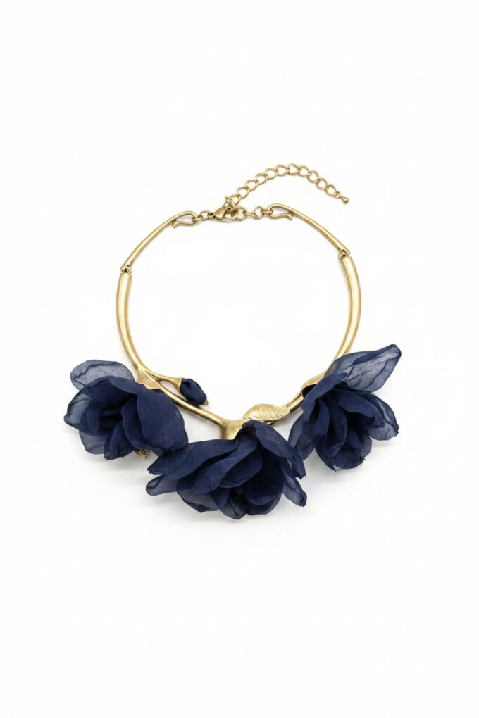 Collar Pétalos Tela