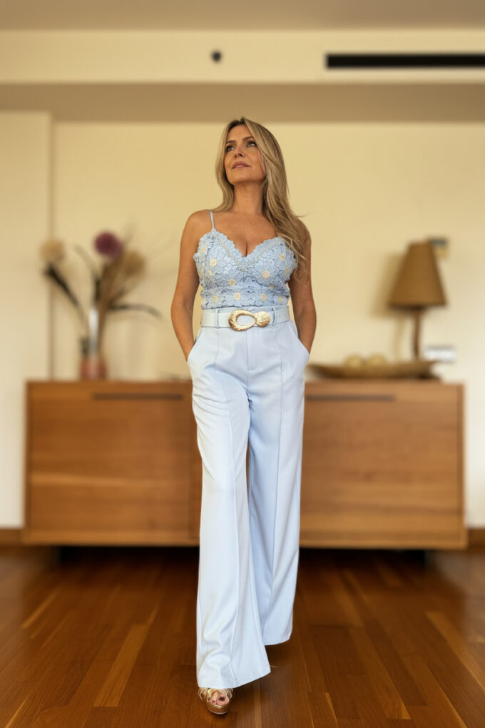Pantalon Costura Cinturón