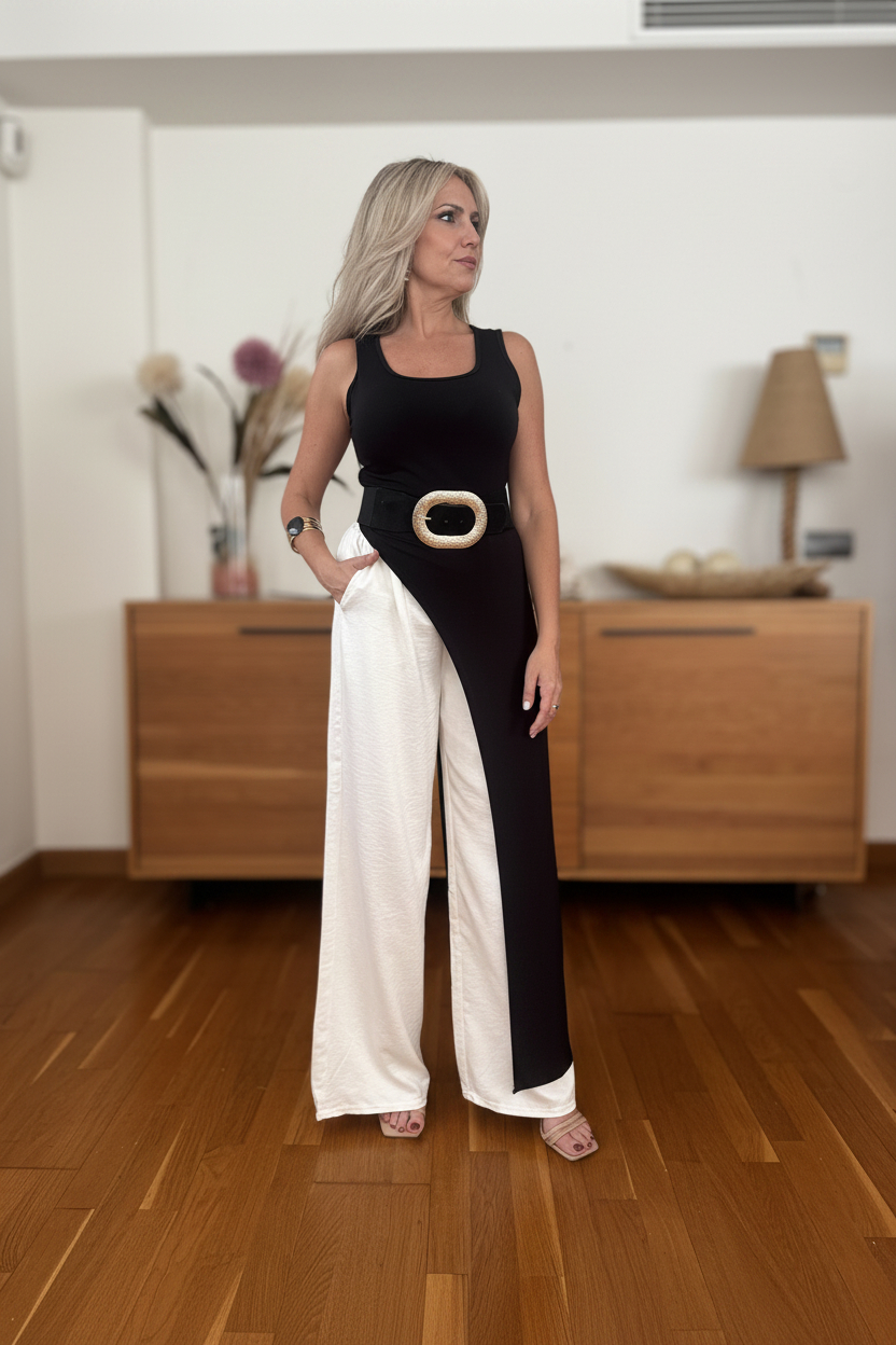 Pantalon Satinado Cropped - Imagen 7