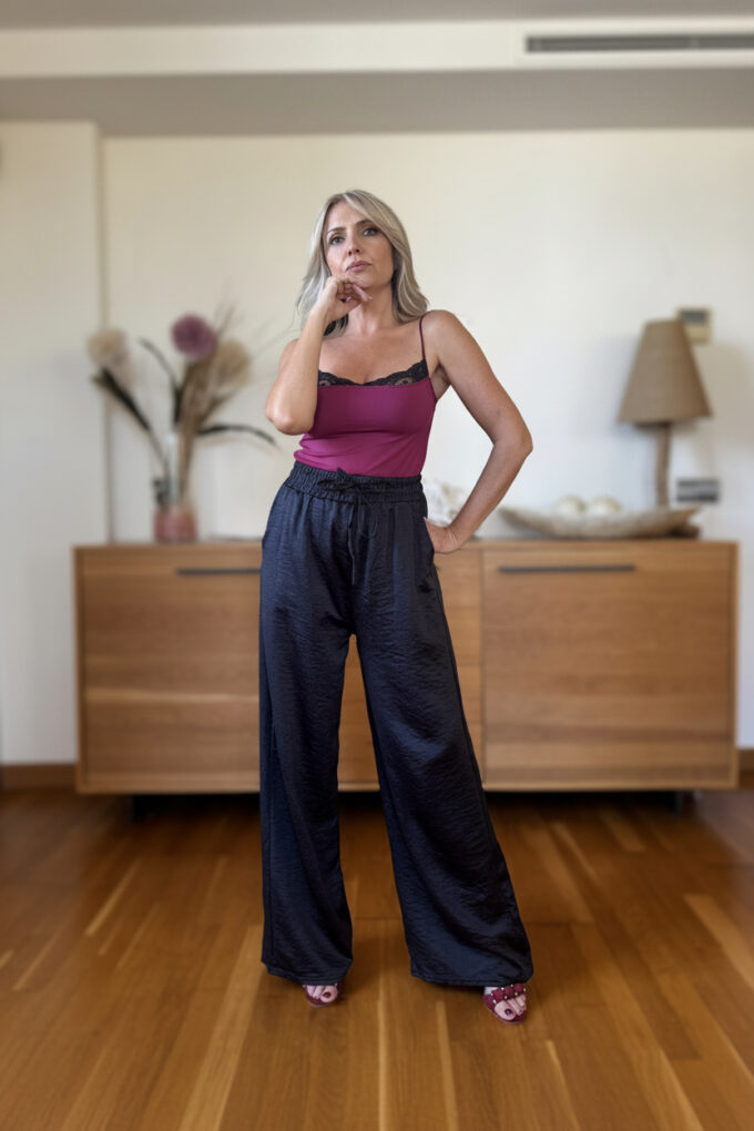 Pantalon Satinado Cropped