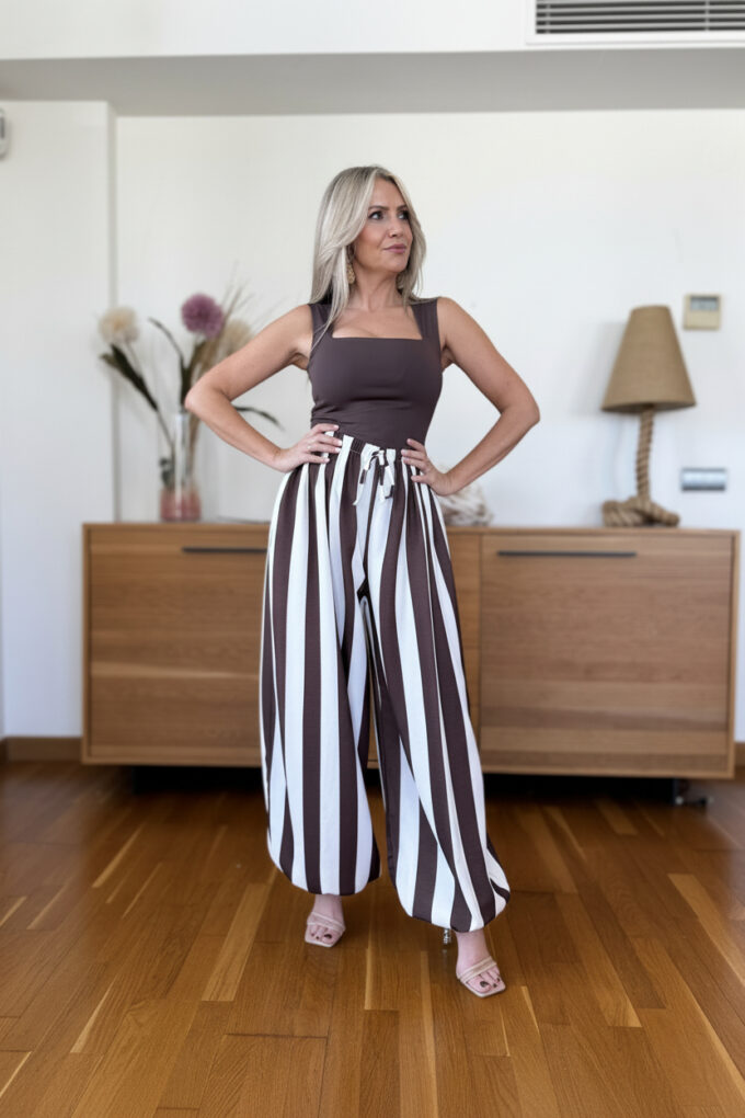 Pantalon Balloon Rayas