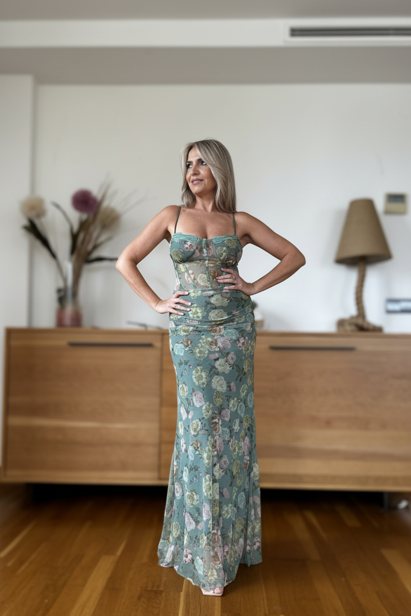 Vestido Tull Corsé