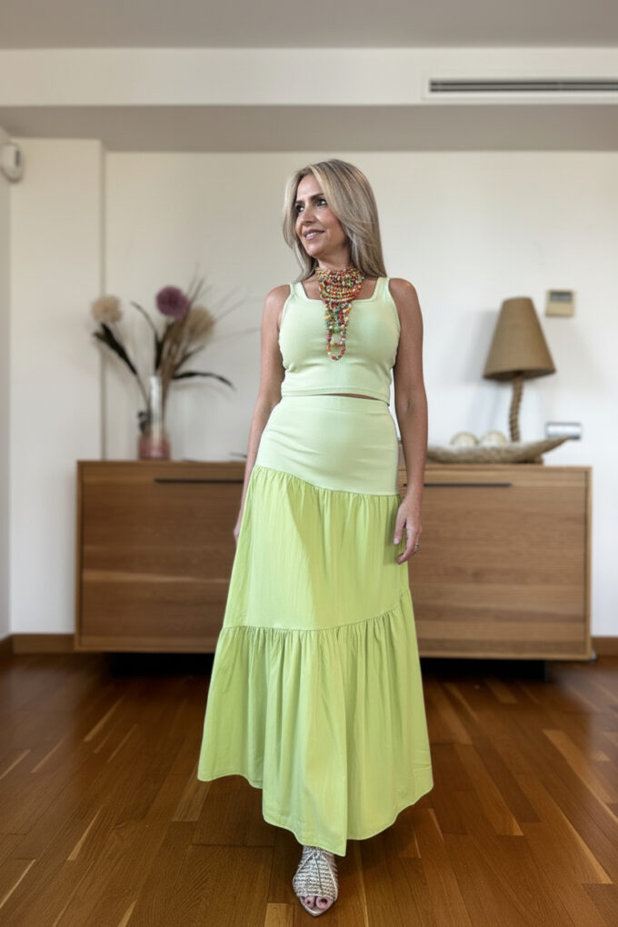 Conjunto Falda Larga