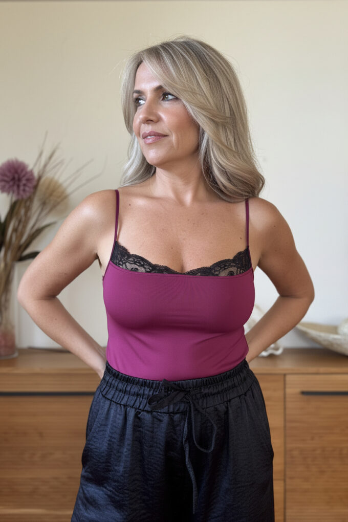 Body Licra Encaje