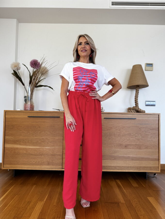 Pantalon Ancho Cordón