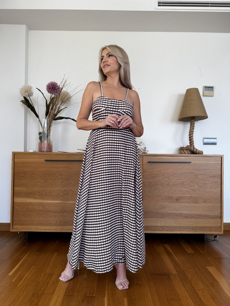 Vestido Cascos Vichy - Imagen 7