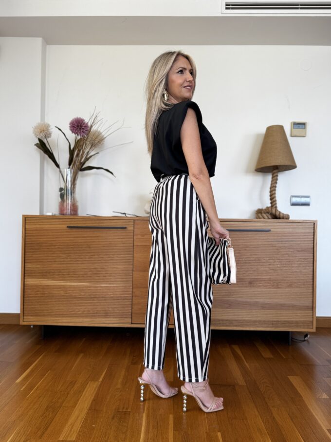 Pantalon Balloon Rayas