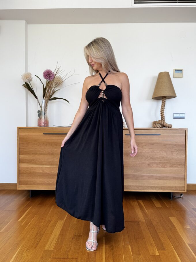Vestido Cascos Bolas Metal