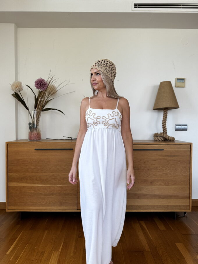 Vestido Cascos Ondas