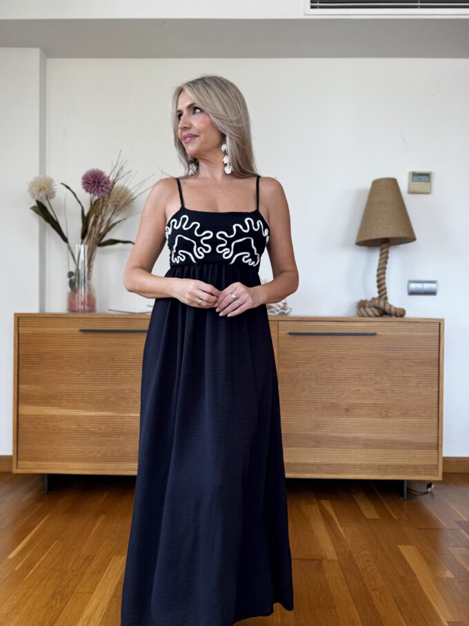 Vestido Cascos Ondas