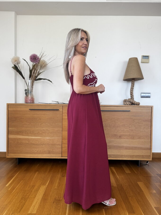 Vestido Cascos Ondas