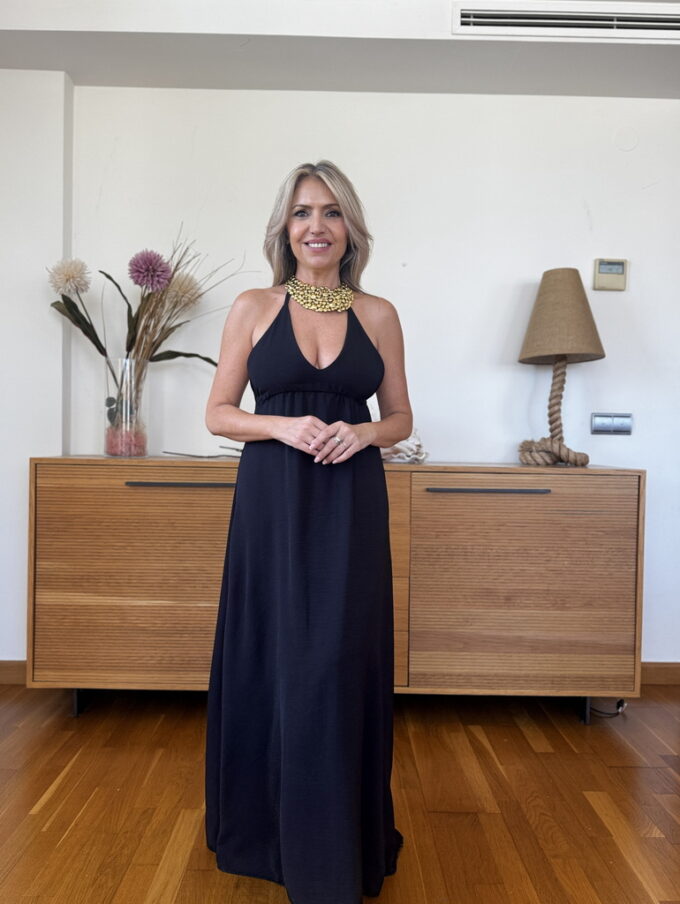Vestido Pañuelo Liso