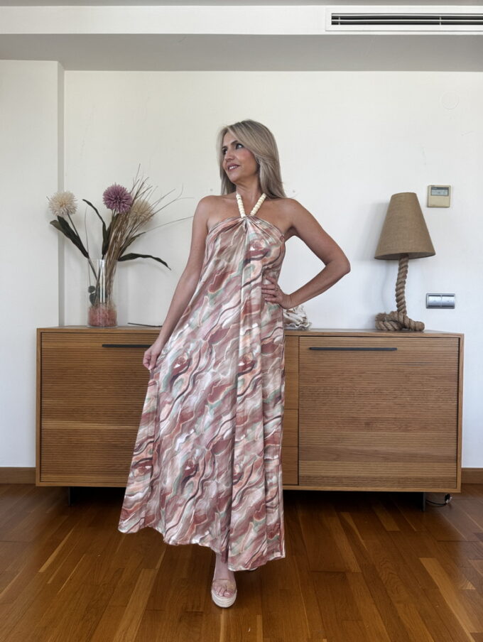 Vestido Estampado Bolas