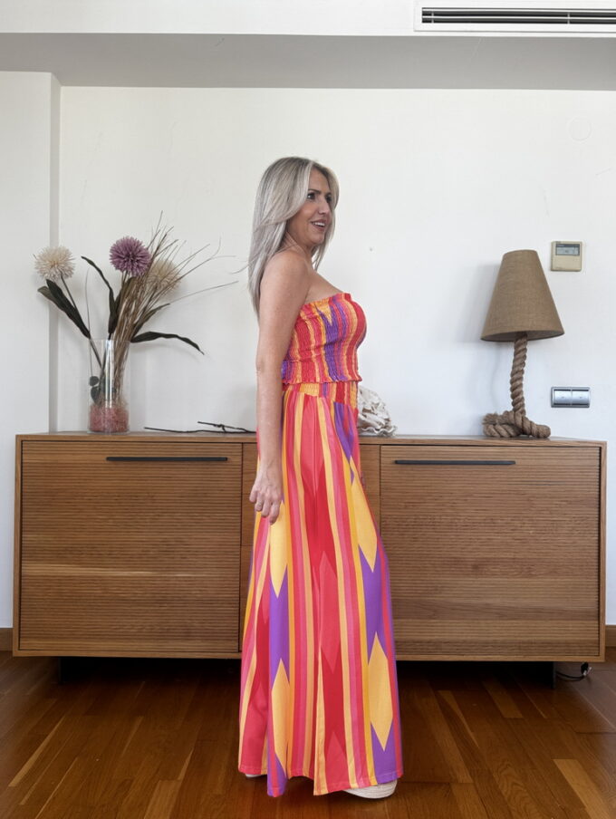 Conjunto Fruncido Estampado