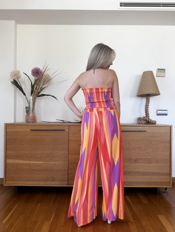 Conjunto Fruncido Estampado
