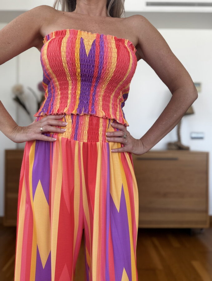 Conjunto Fruncido Estampado