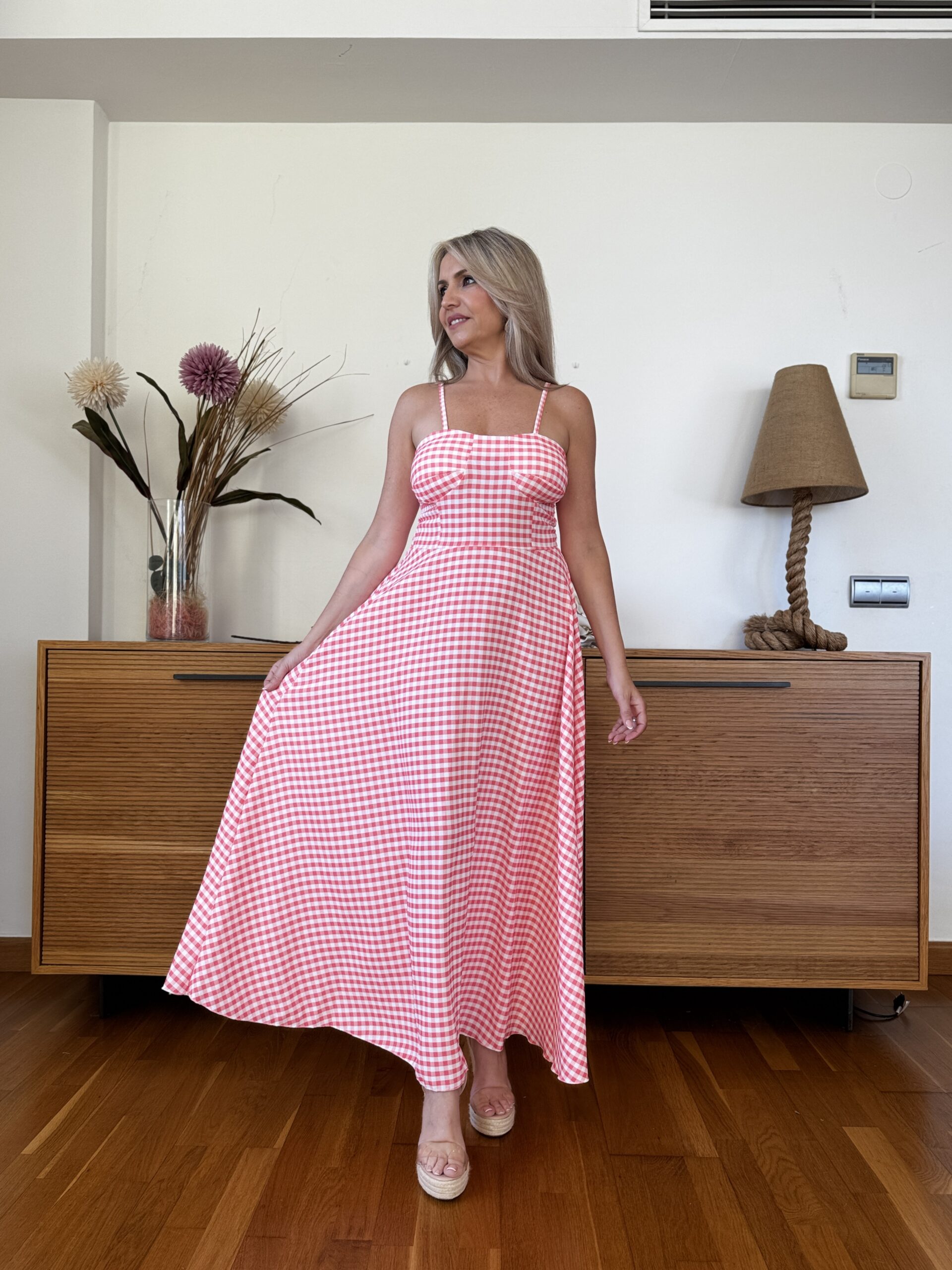 Vestido Cascos Vichy - Imagen 2