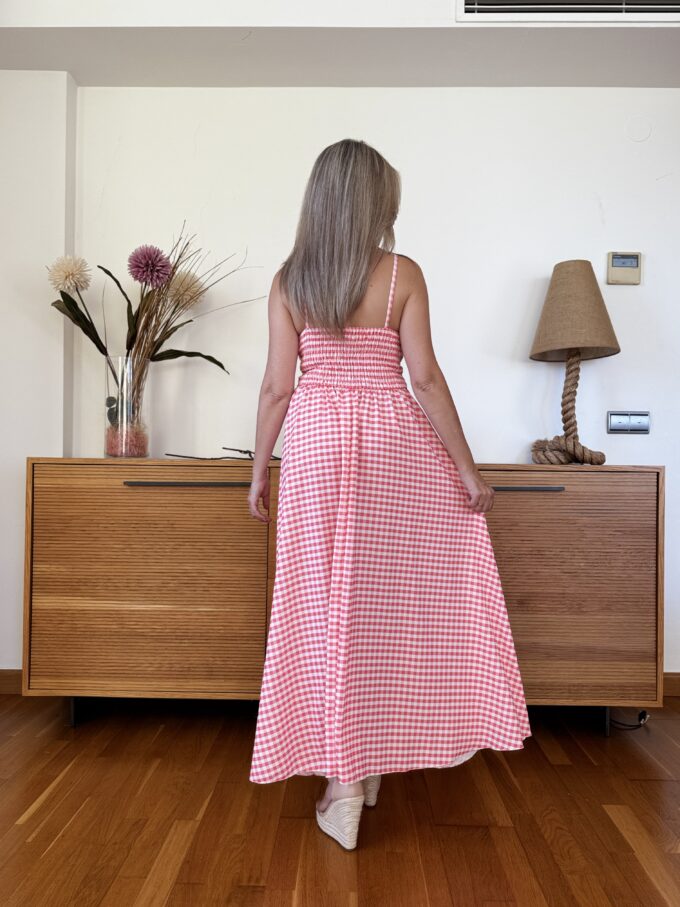 Vestido Cascos Vichy