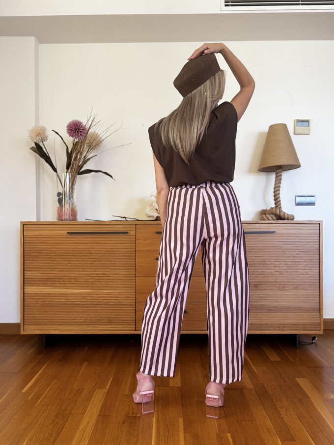 Pantalon Balloon Rayas