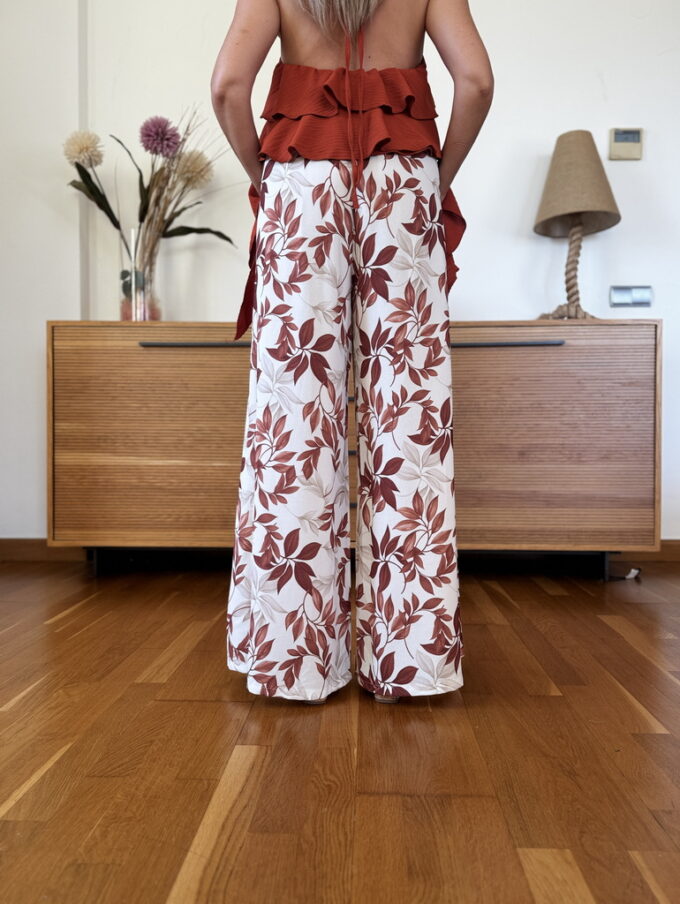 Pantalon Palazzo Estampado