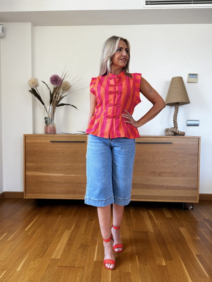 Blusa Nipón Rayas
