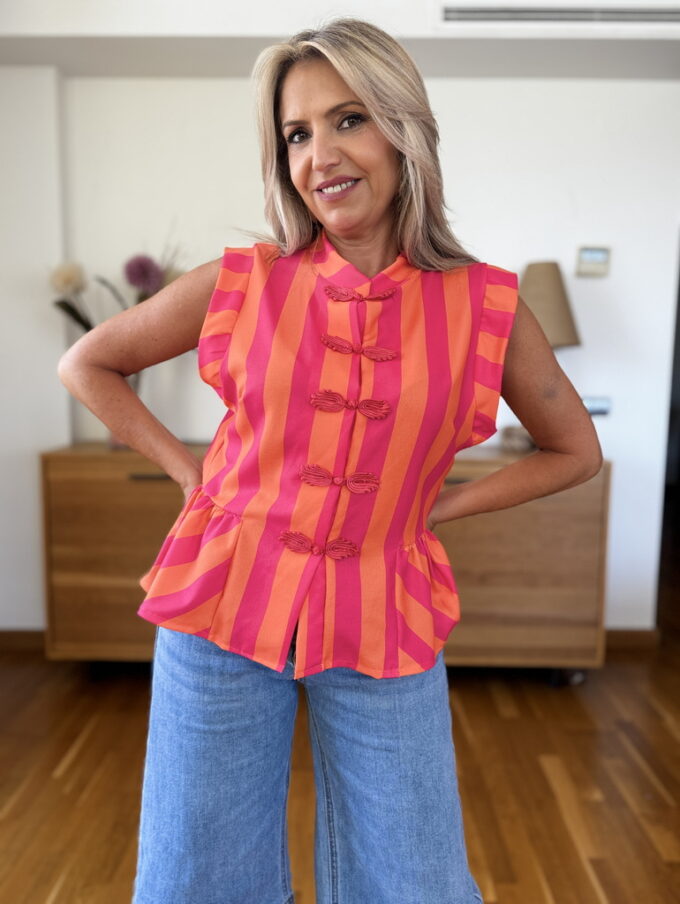 Blusa Nipón Rayas