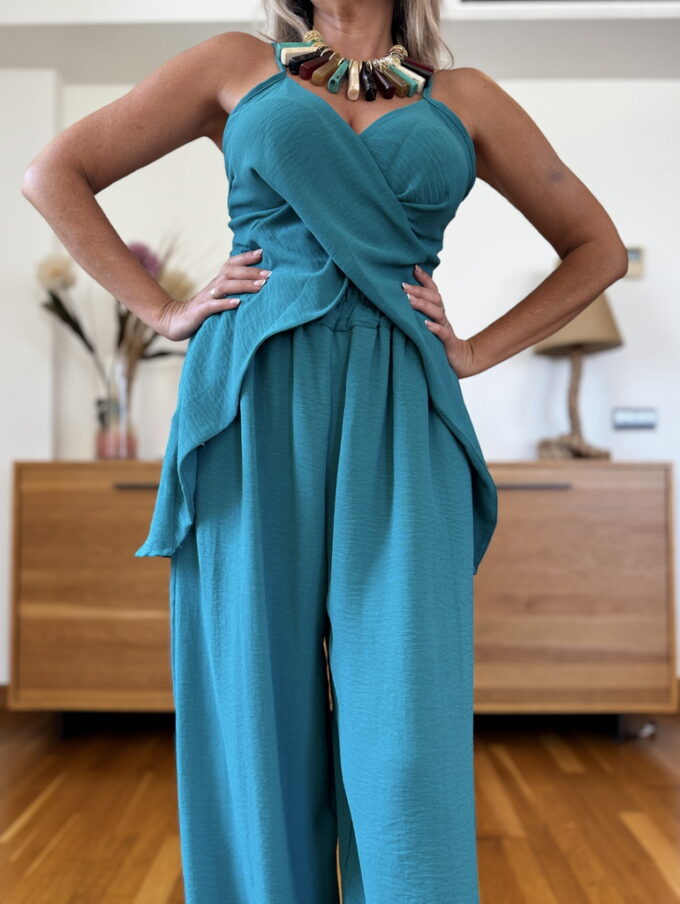 Conjunto Blusa Cruzada
