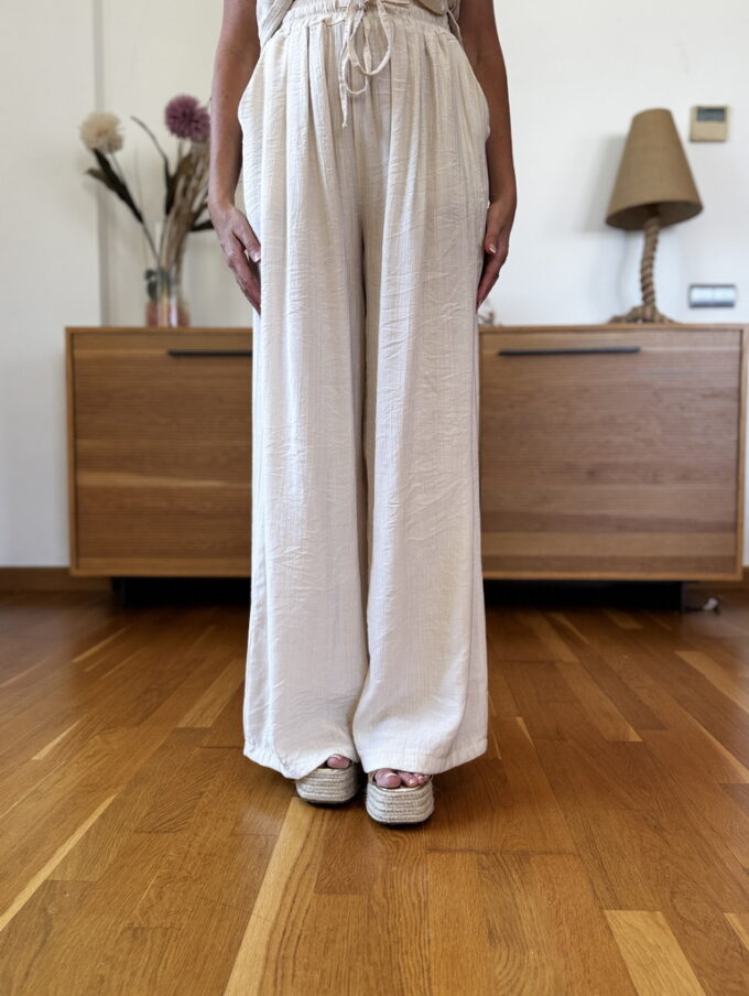 Pantalon Ancho Cordón