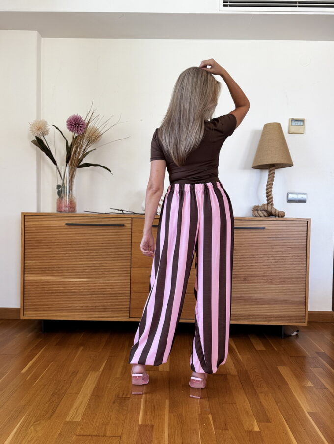 Pantalon Rayas Patente
