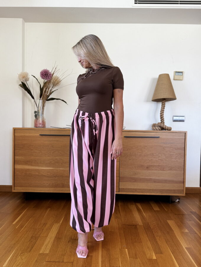 Pantalon Rayas Patente