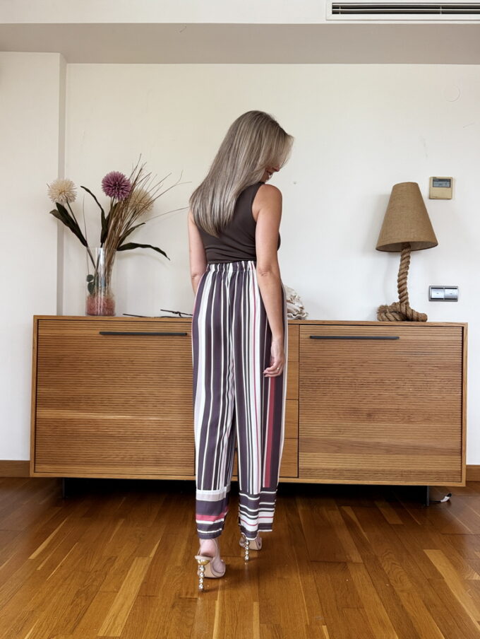 Pantalón Cropped Rayas