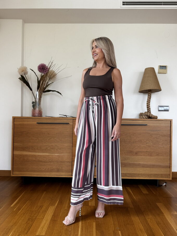 Pantalón Cropped Rayas