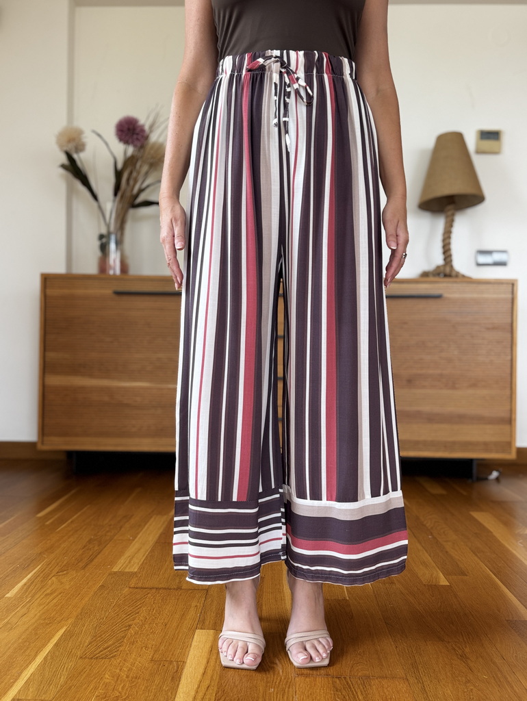 Pantalón Cropped Rayas - Imagen 5