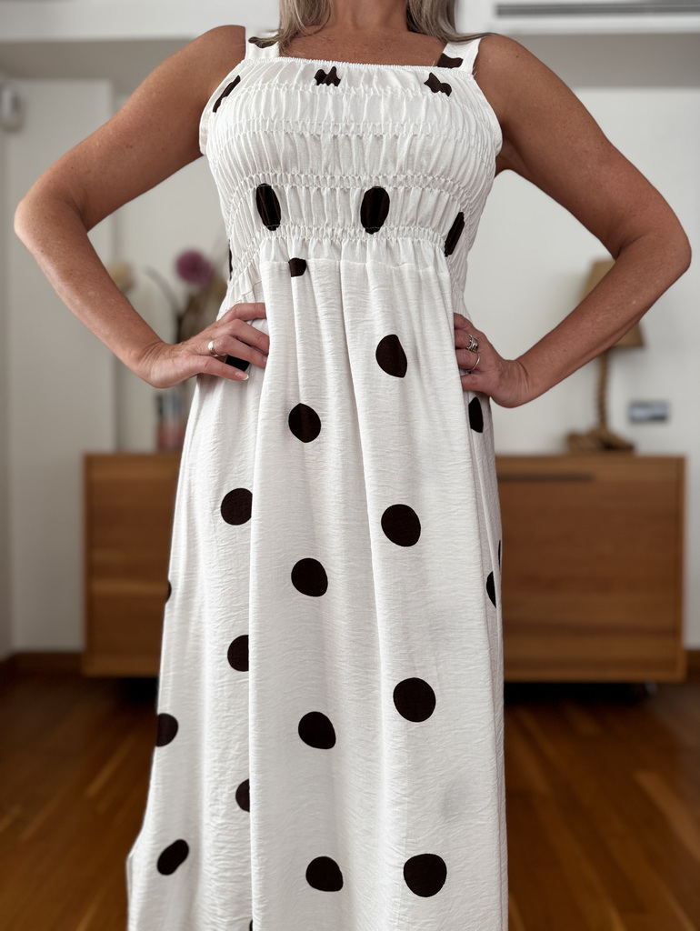 Vestido Fruncido Lunares - Imagen 18