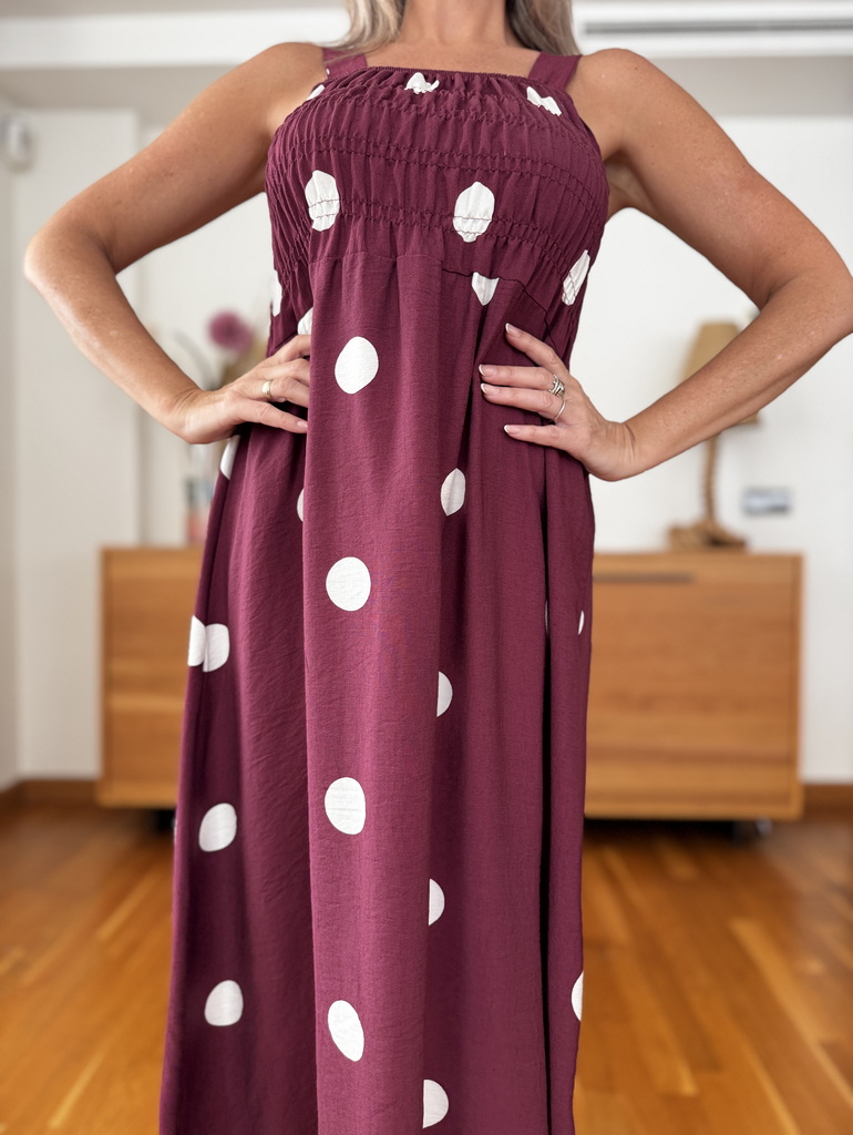 Vestido Fruncido Lunares - Imagen 13