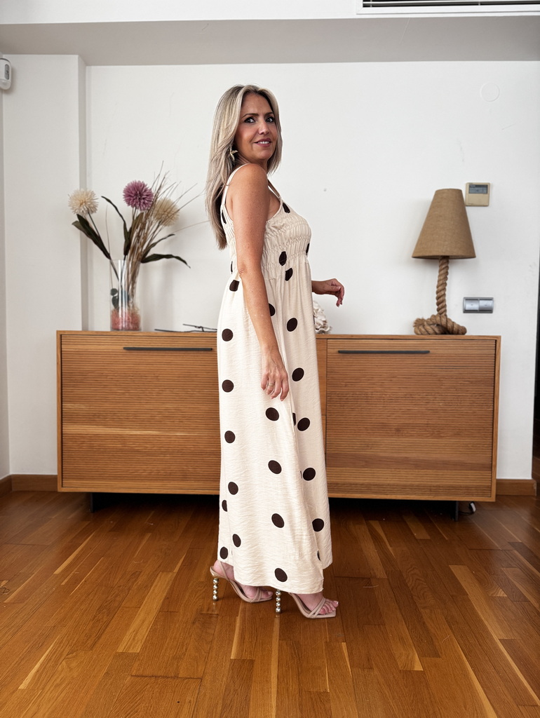 Vestido Fruncido Lunares - Imagen 9