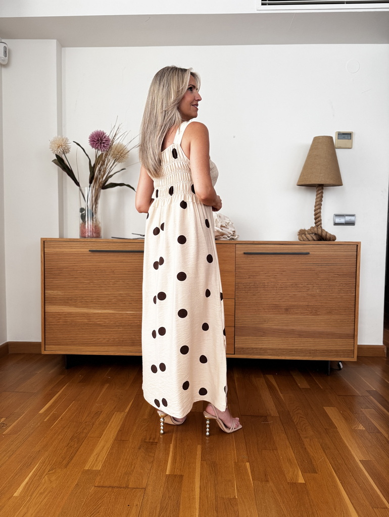 Vestido Fruncido Lunares - Imagen 7