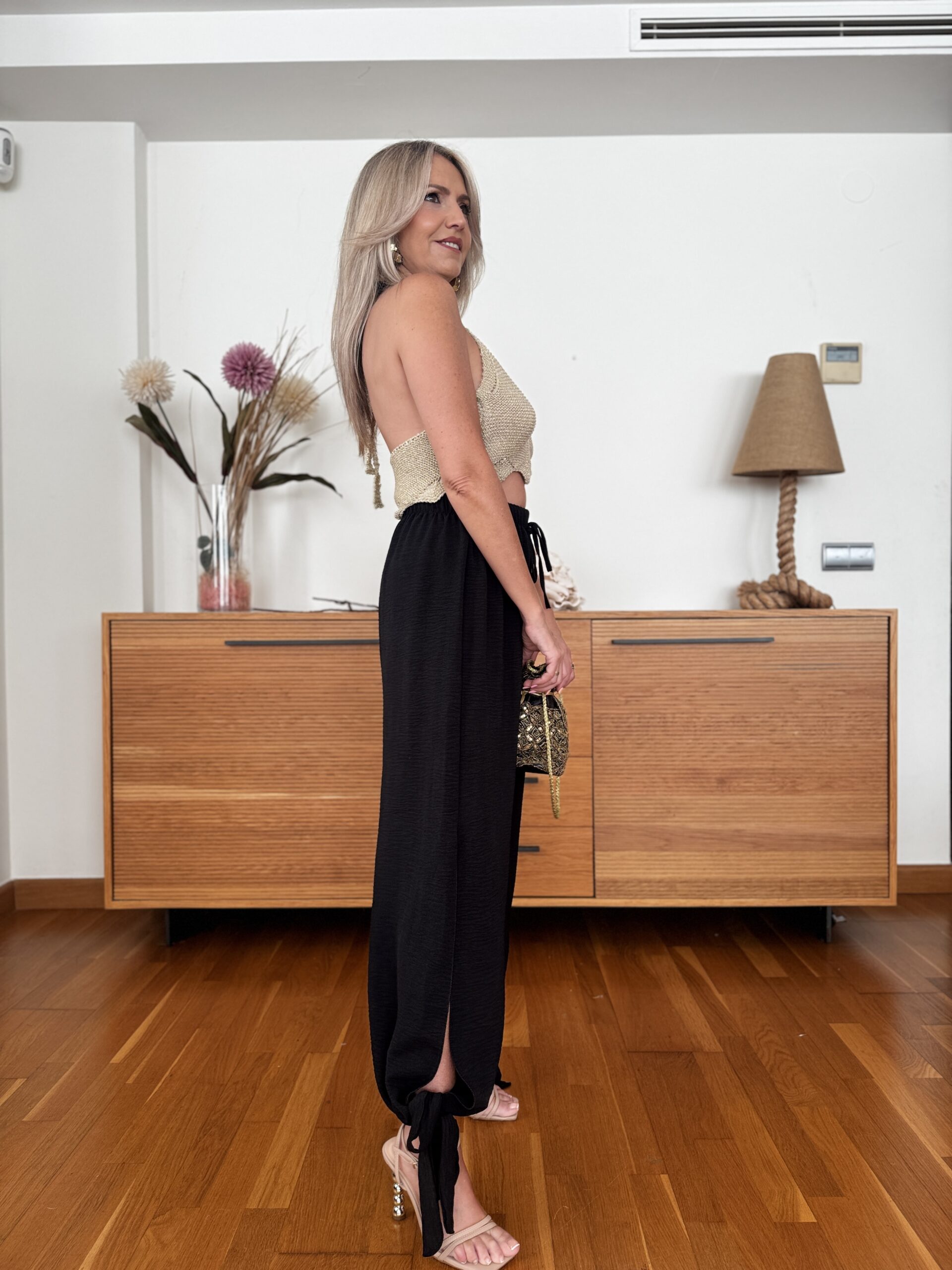 Pantalon Aberturas Bajo Lazada - Imagen 2