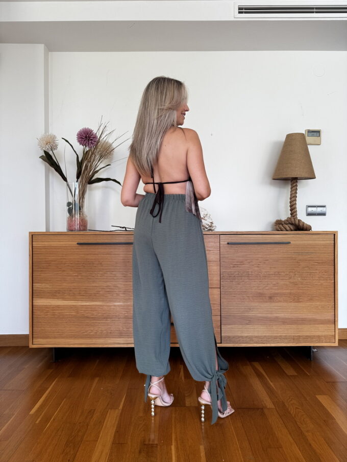 Pantalon Aberturas Bajo Lazada