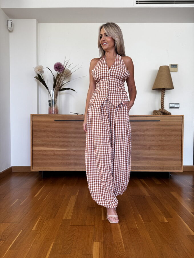 Conjunto Vichy Chaleco