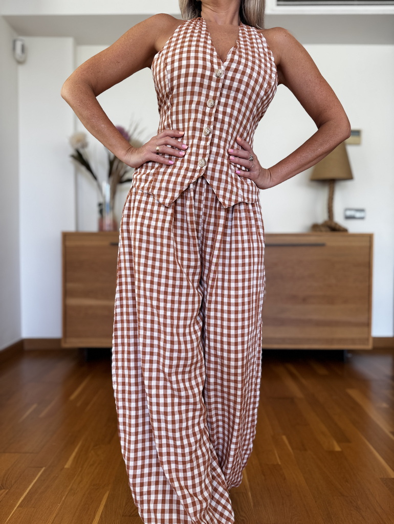 Conjunto Vichy Chaleco - Imagen 6