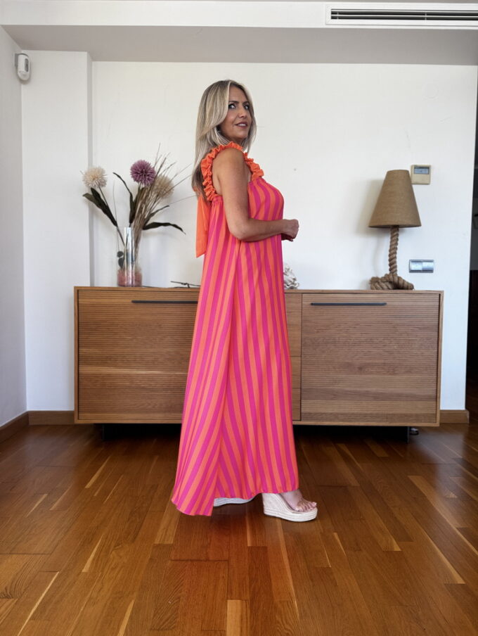 Vestido Tiranta Volantes