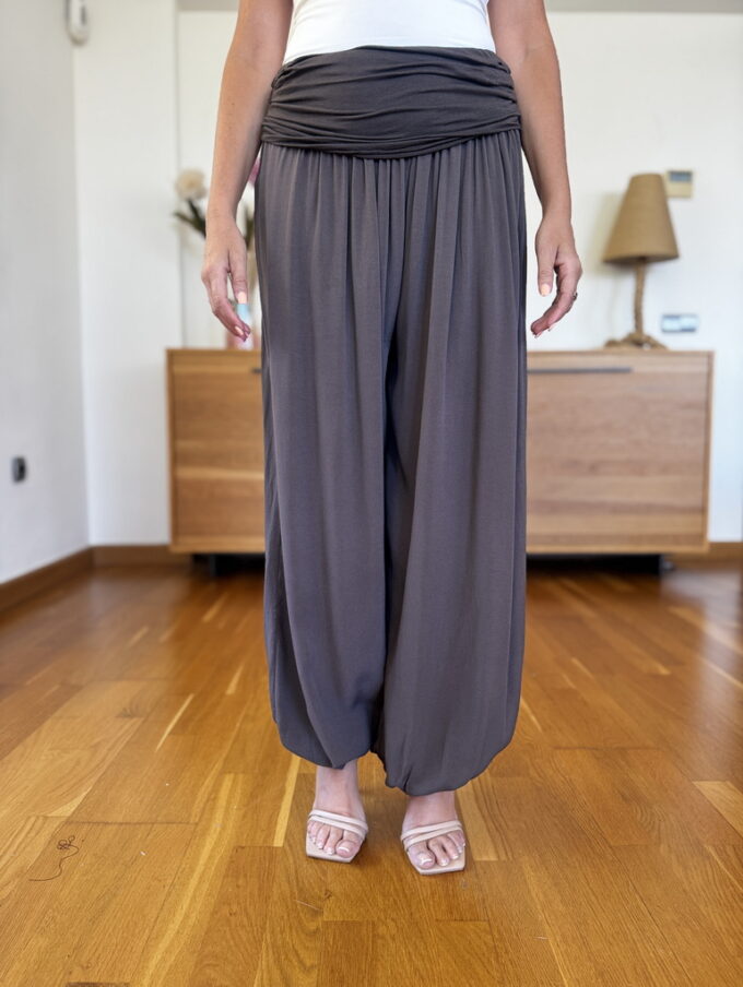 Pantalon Patente Pliegues