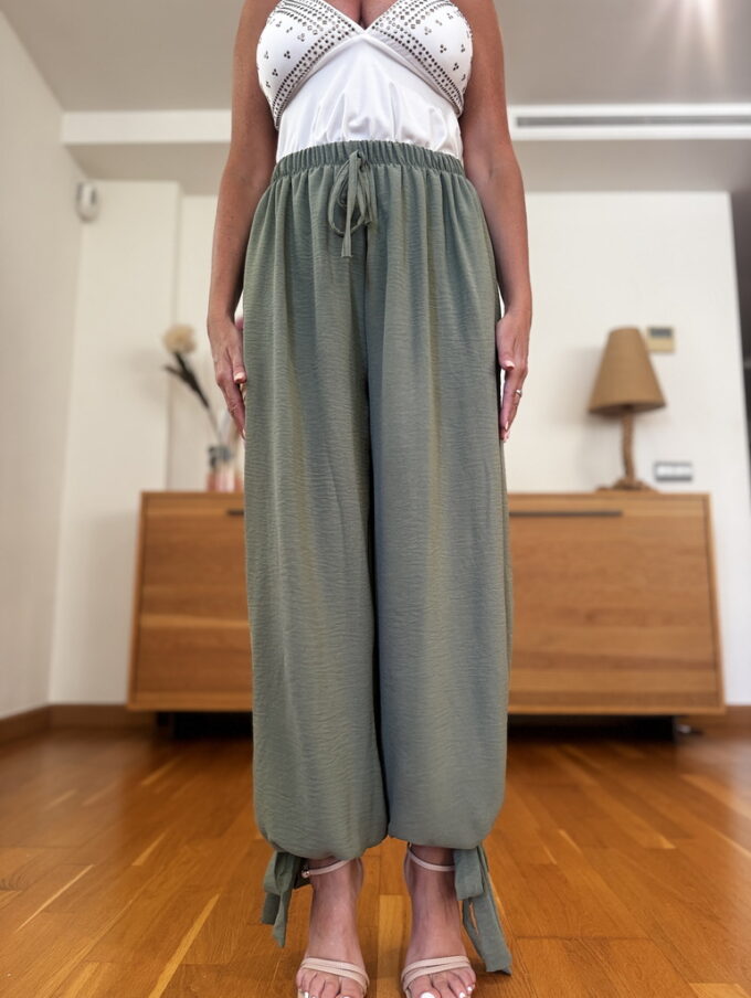 Pantalón Bajo Lazada Cordón