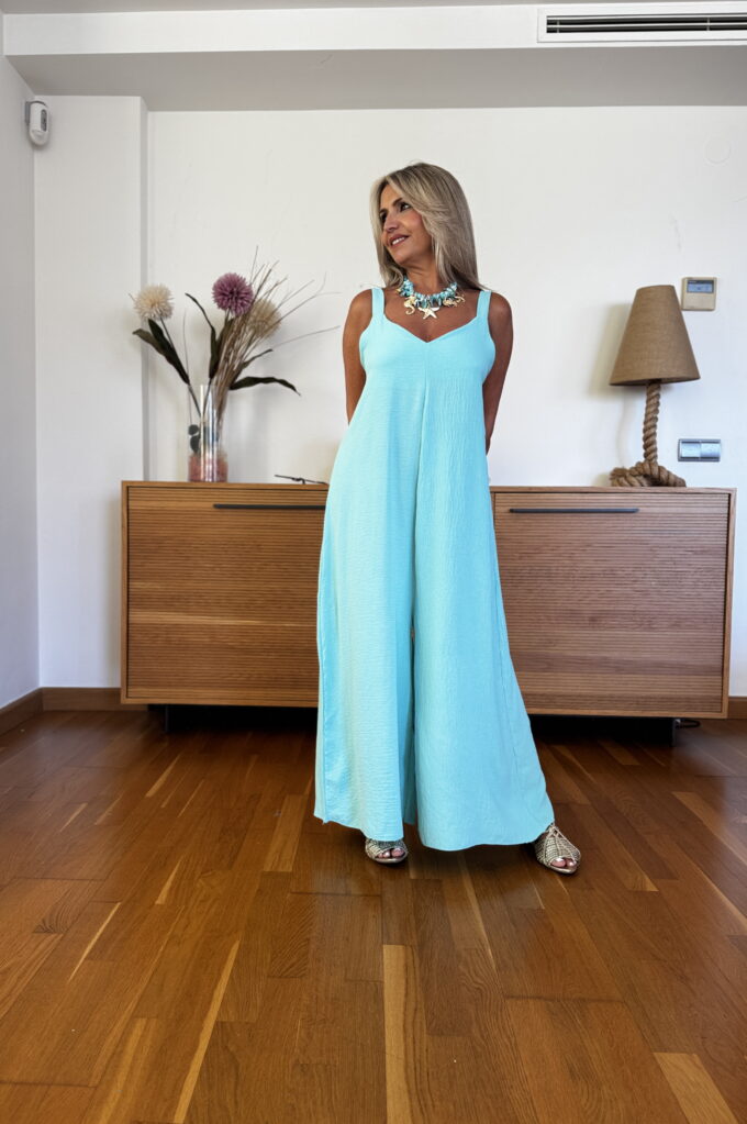 Mono Básic Oversize - Única, Agua marina claro