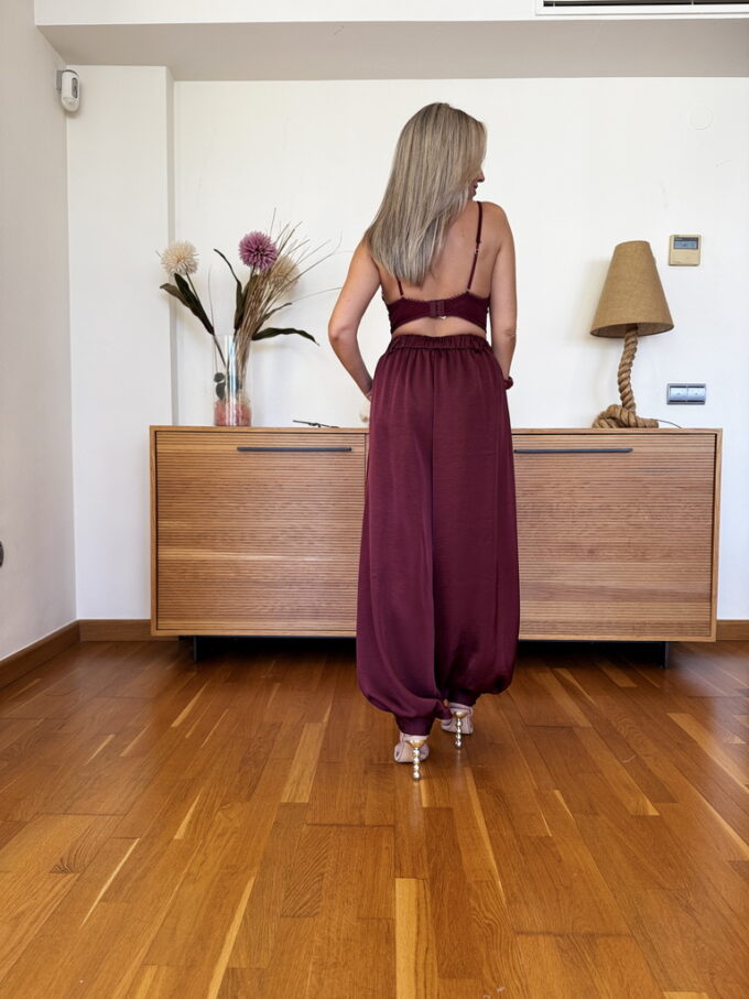 Pantalon Raso Bajo Botones