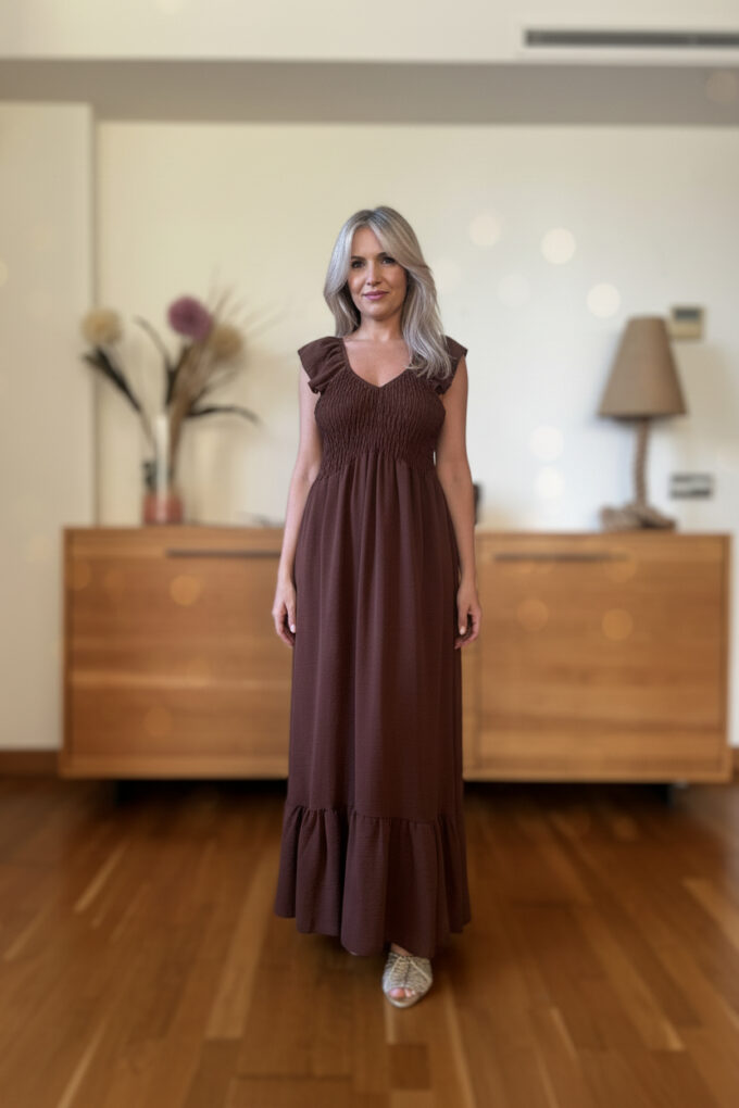Vestido Básic Fruncido
