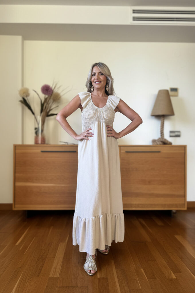 Vestido Básic Fruncido