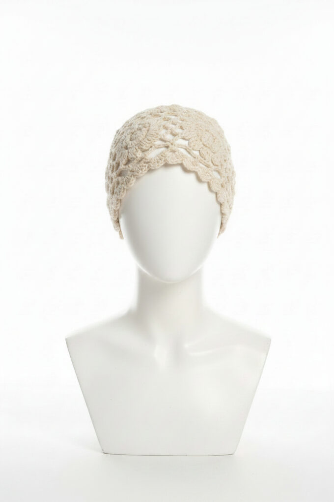 Gorro Croché Flor