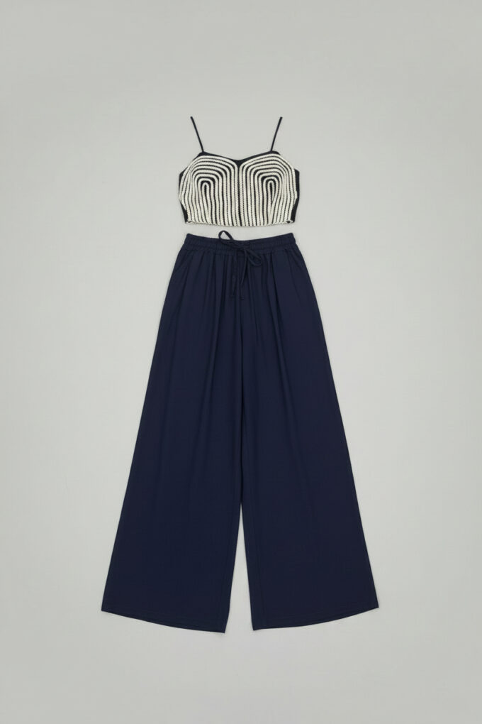 Conjunto Top Bordado